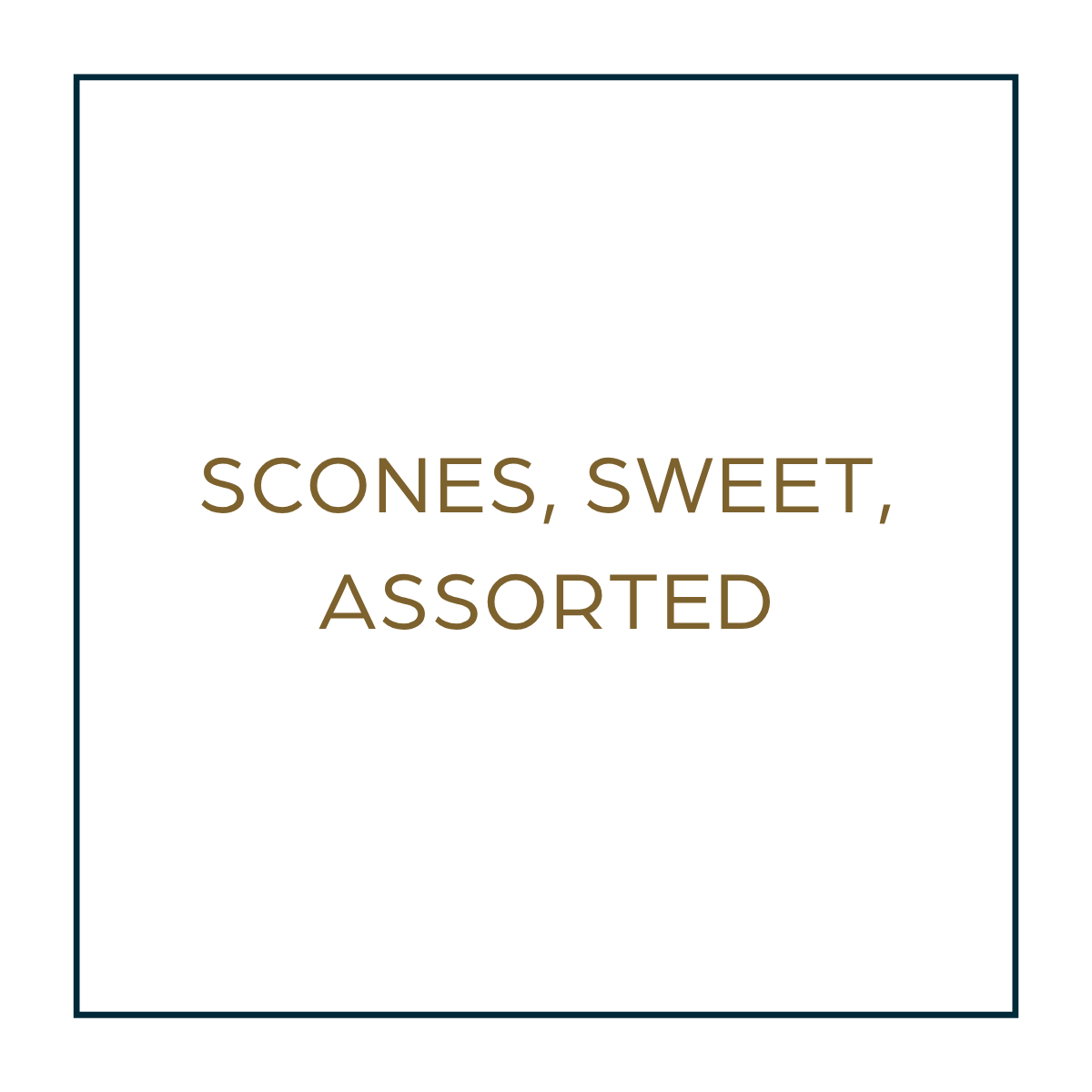 Scones, Sweet, Assorted