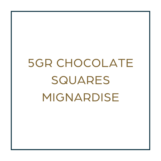 5gr CHOCOLATE SQUARES MIGNARDISE
