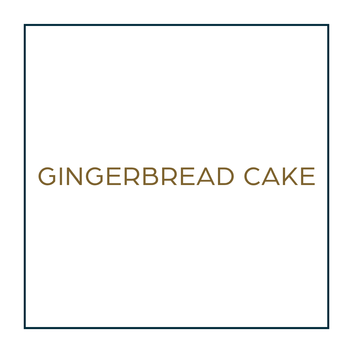 Gingerbread Cake
