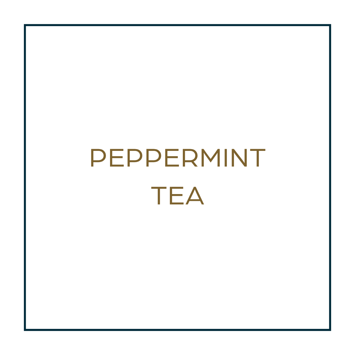 Peppermint Tea
