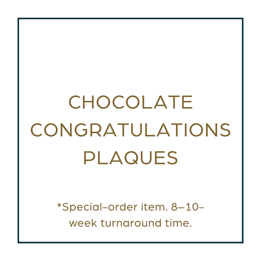 Chocolate Congratulations Plaques