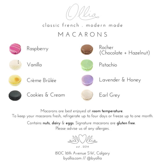 Ollia Macarons *** (Front Desk) (8pcs)