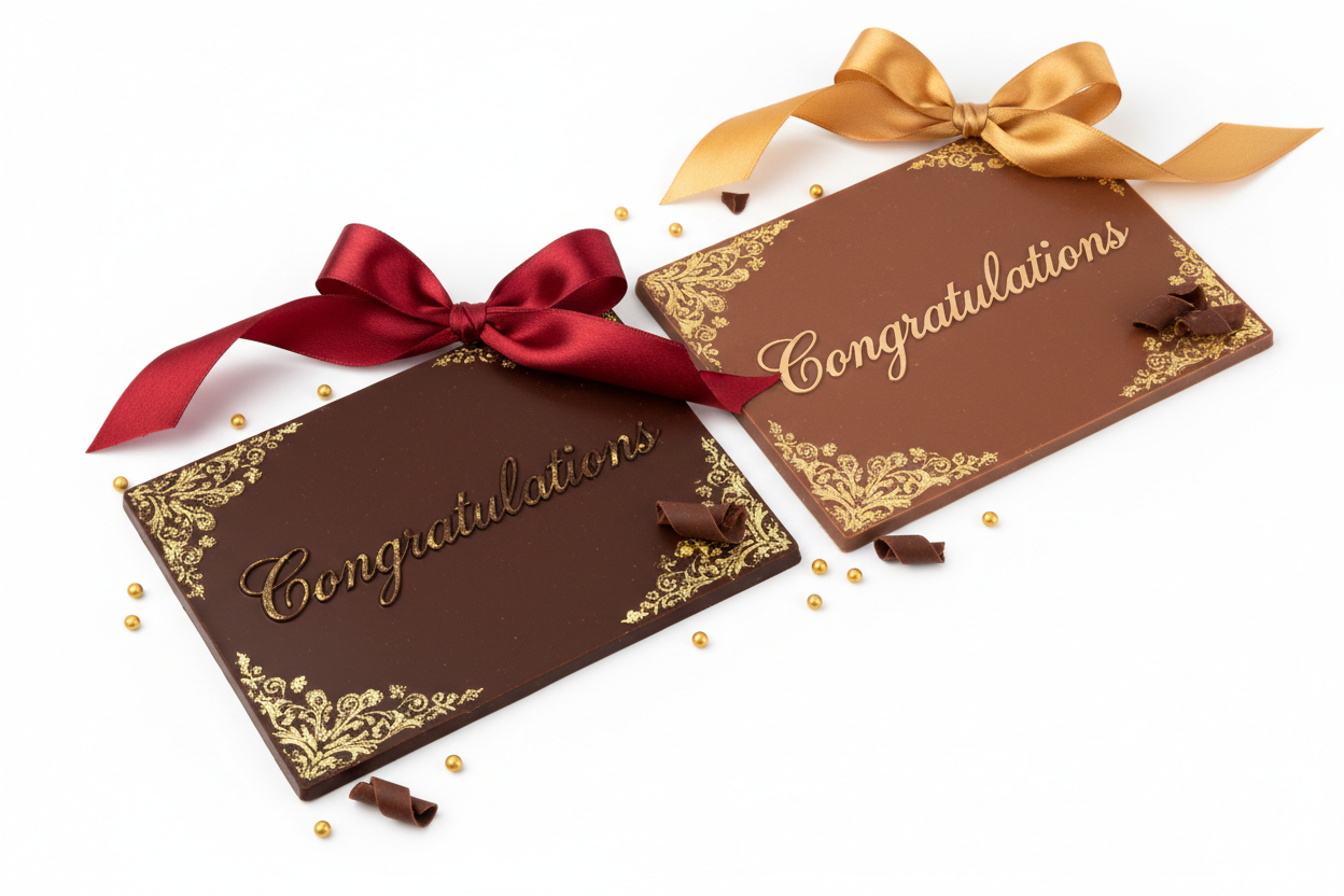 Chocolate Congratulations Plaques